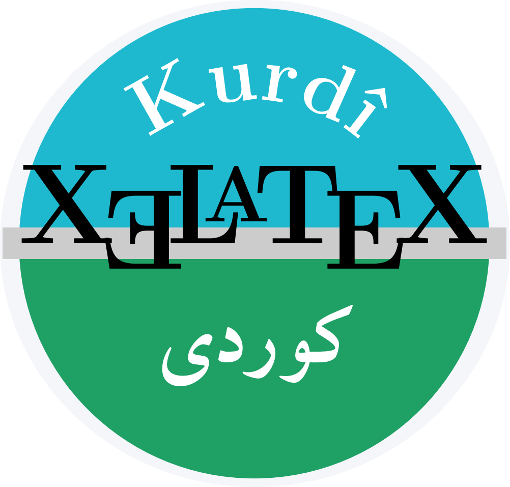 Kurdish XeLaTeX logo
