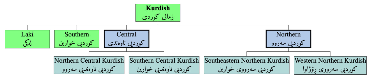 Cross-dialectal comparison of Central Kurdish